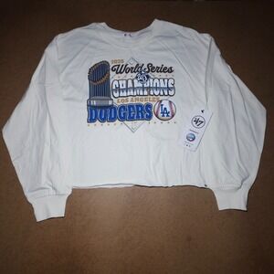 Los Angeles Dodgers World Series 47 Brand Long Sleeve T-Shirt Women's Size Small